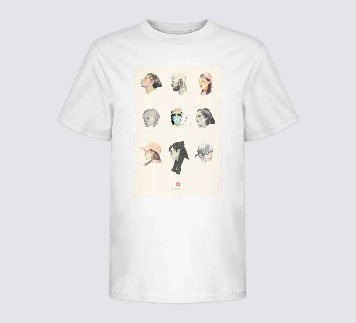 Faces Kinder T-Shirt von Faunesque