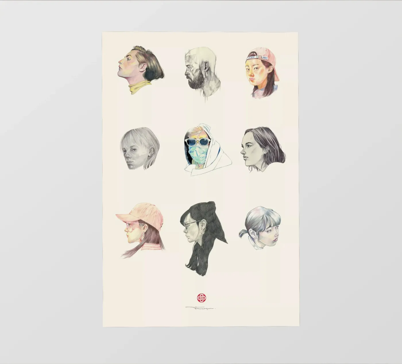 Faces pvc cover by Faunesque