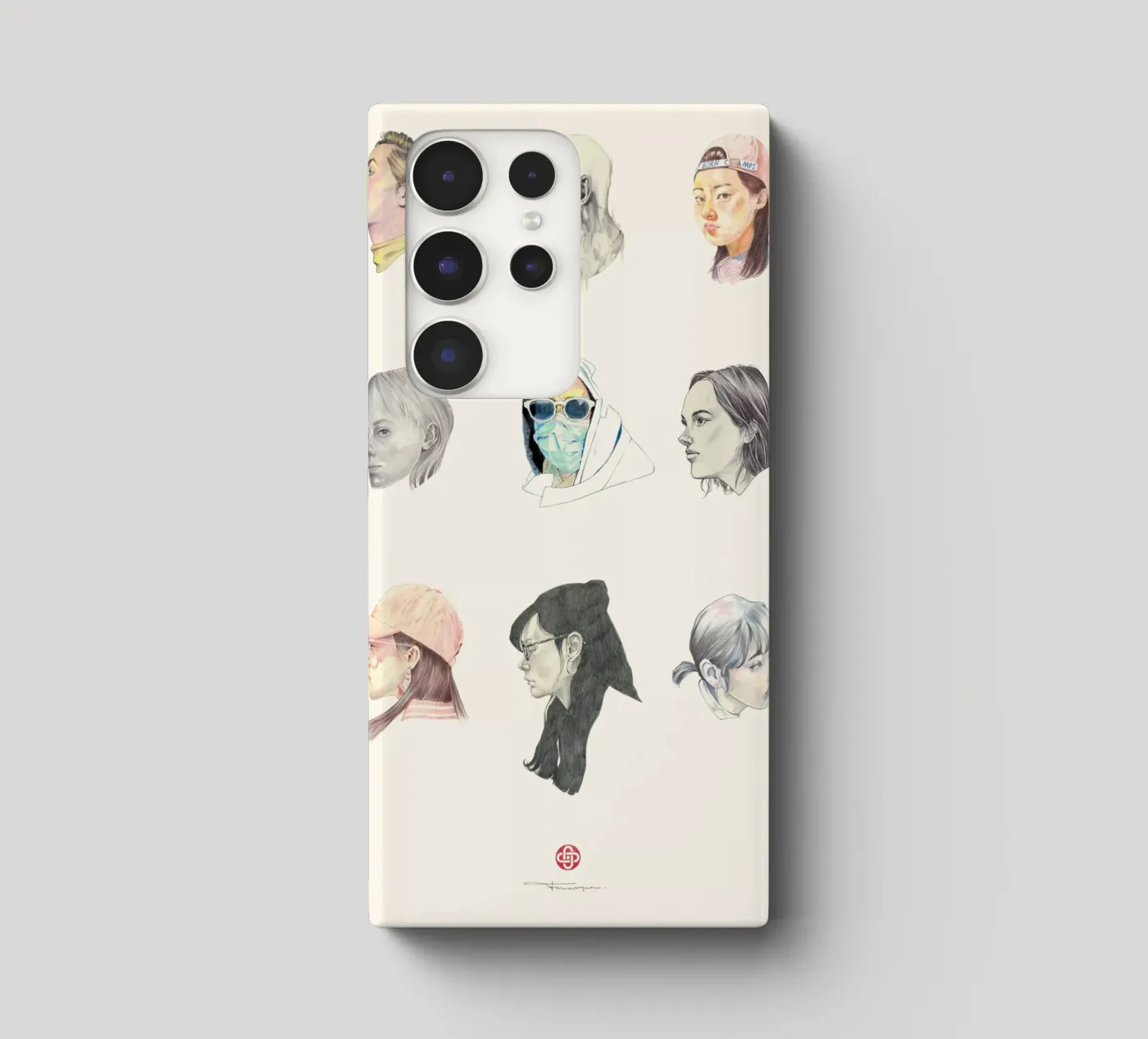 Volti cover samsung da Faunesque