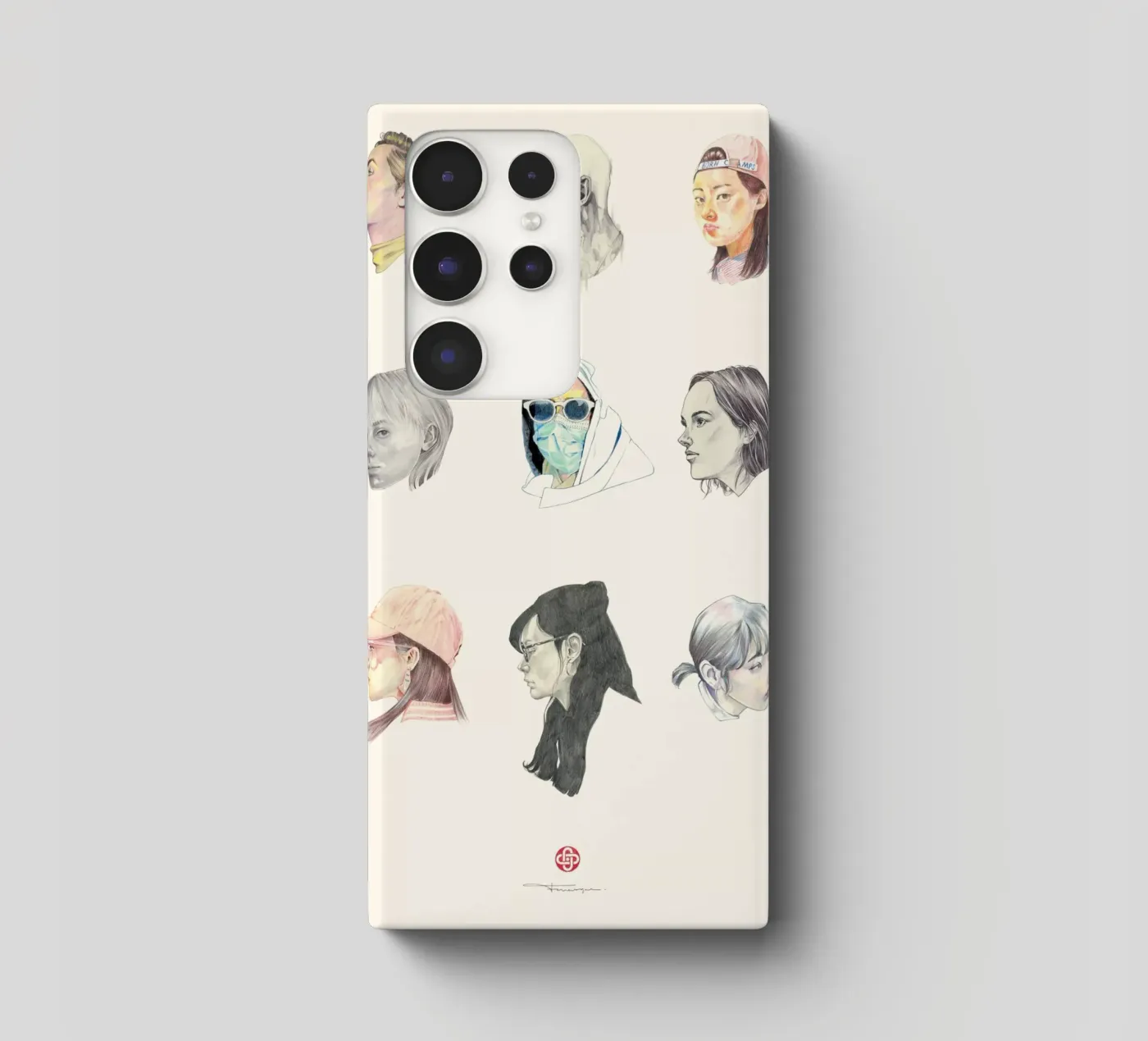 Volti cover samsung da Faunesque