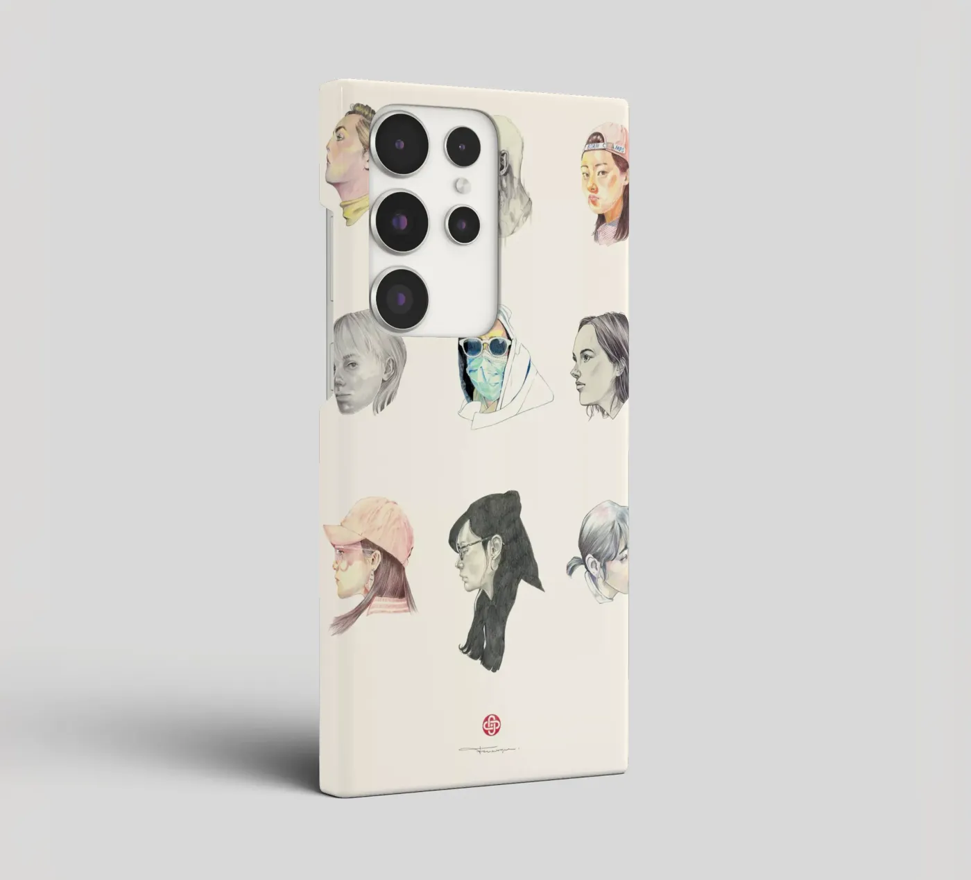 Volti cover samsung da Faunesque