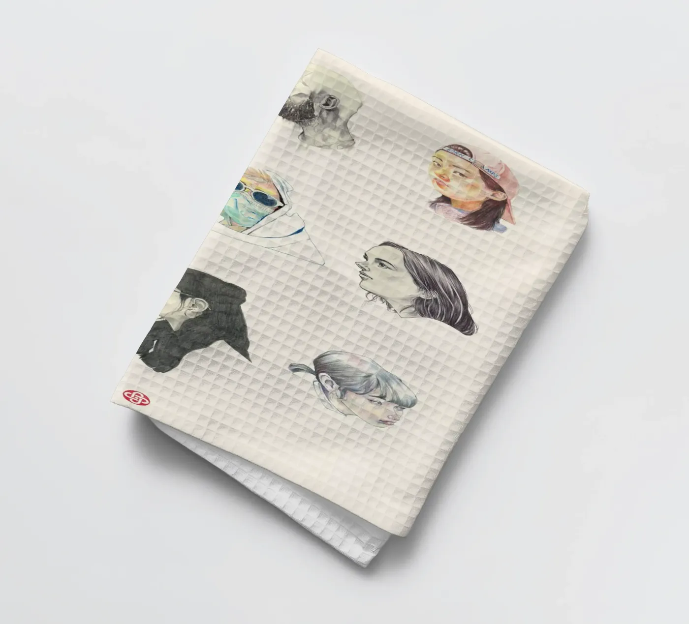 Faces theedoek van Faunesque