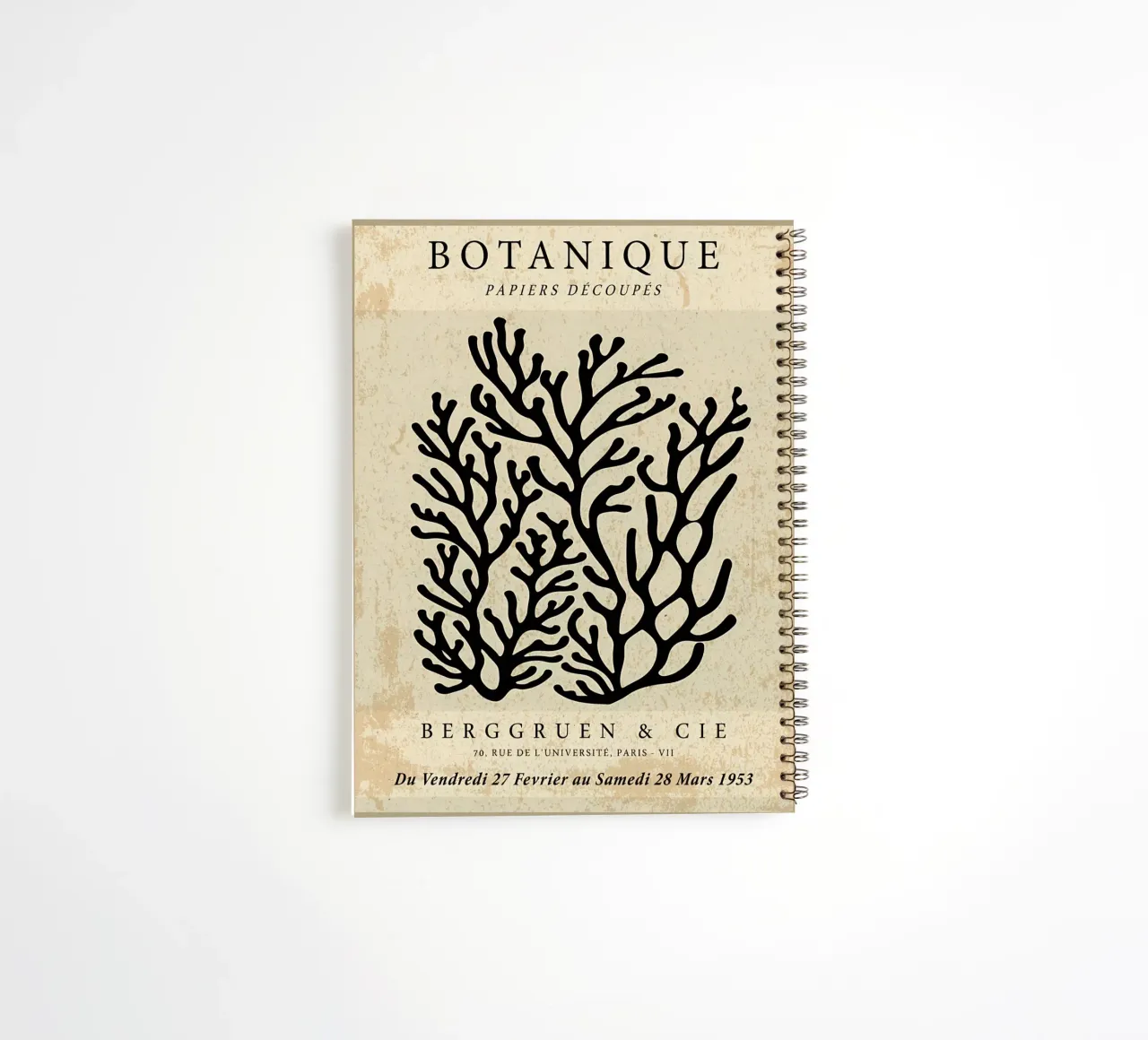 Design botanico neutro diario ad anelli da BobbyStudio