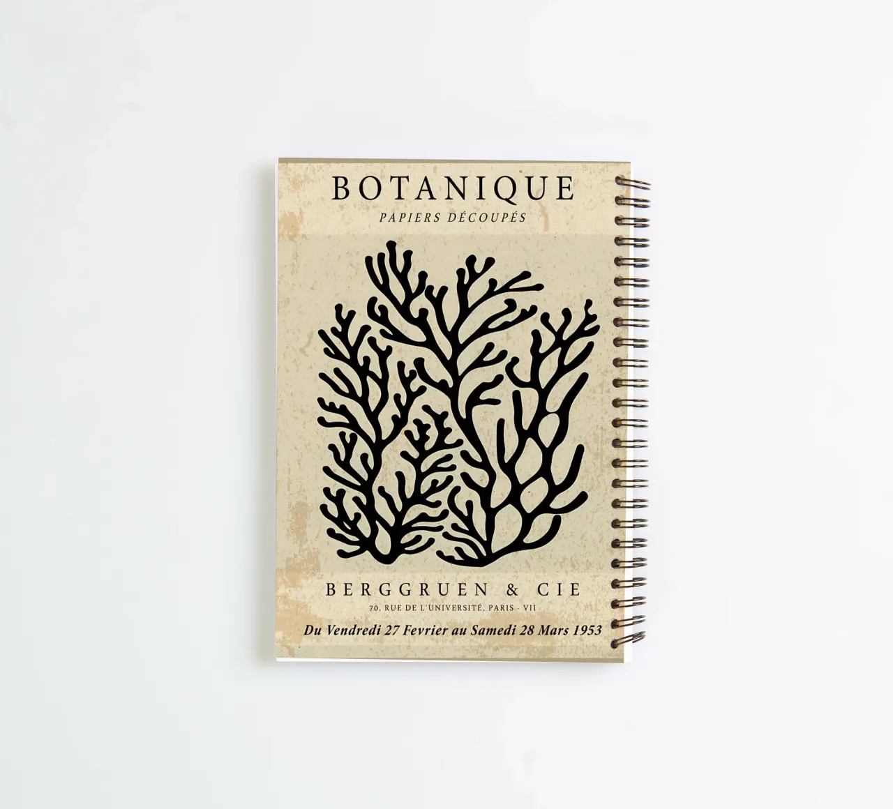 Design botanico neutro diario ad anelli da BobbyStudio