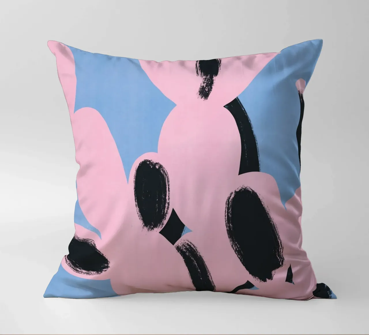 Cactus rosa minimale cuscino da Little Dean