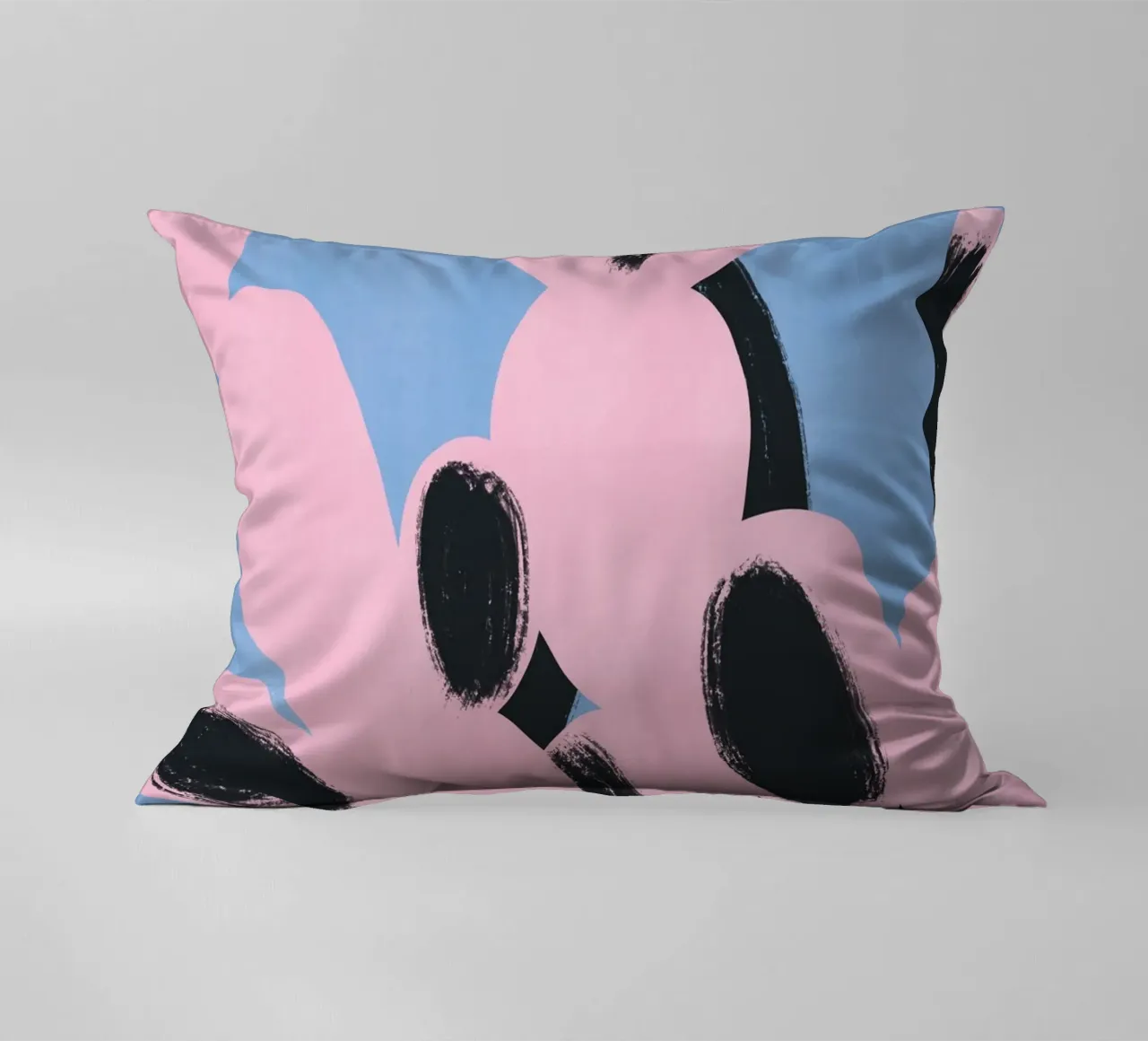 Cactus rosa minimale cuscino da Little Dean