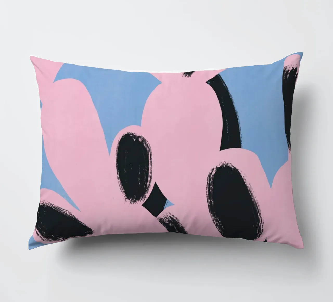 Cactus rosa minimale cuscino da Little Dean