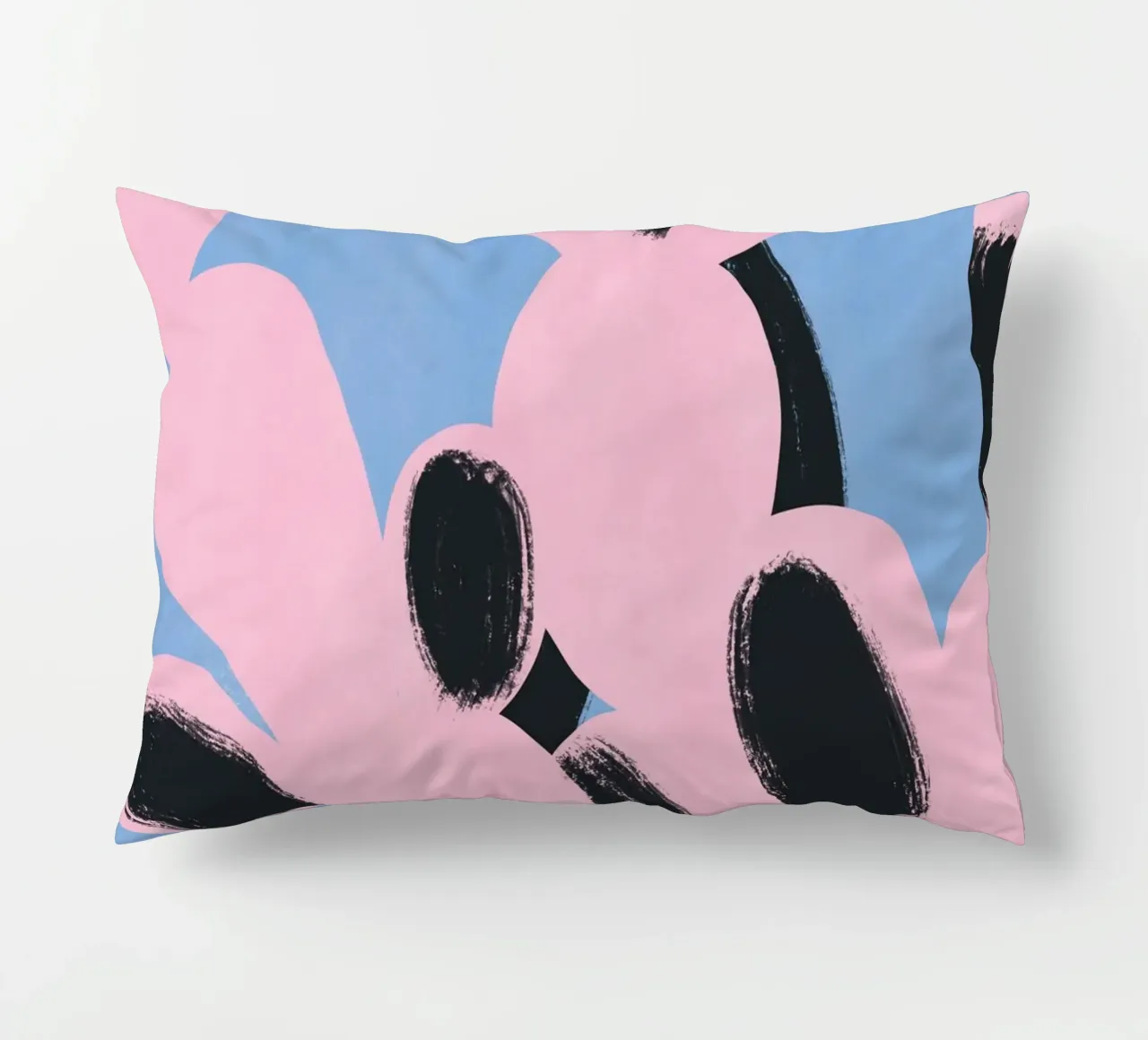 Cactus rosa minimale cuscino da Little Dean