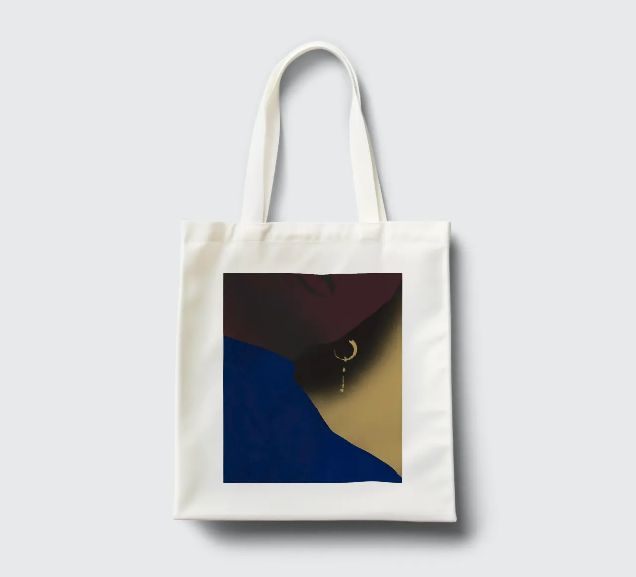 The girl with the golden earring tote bag by Little Dean