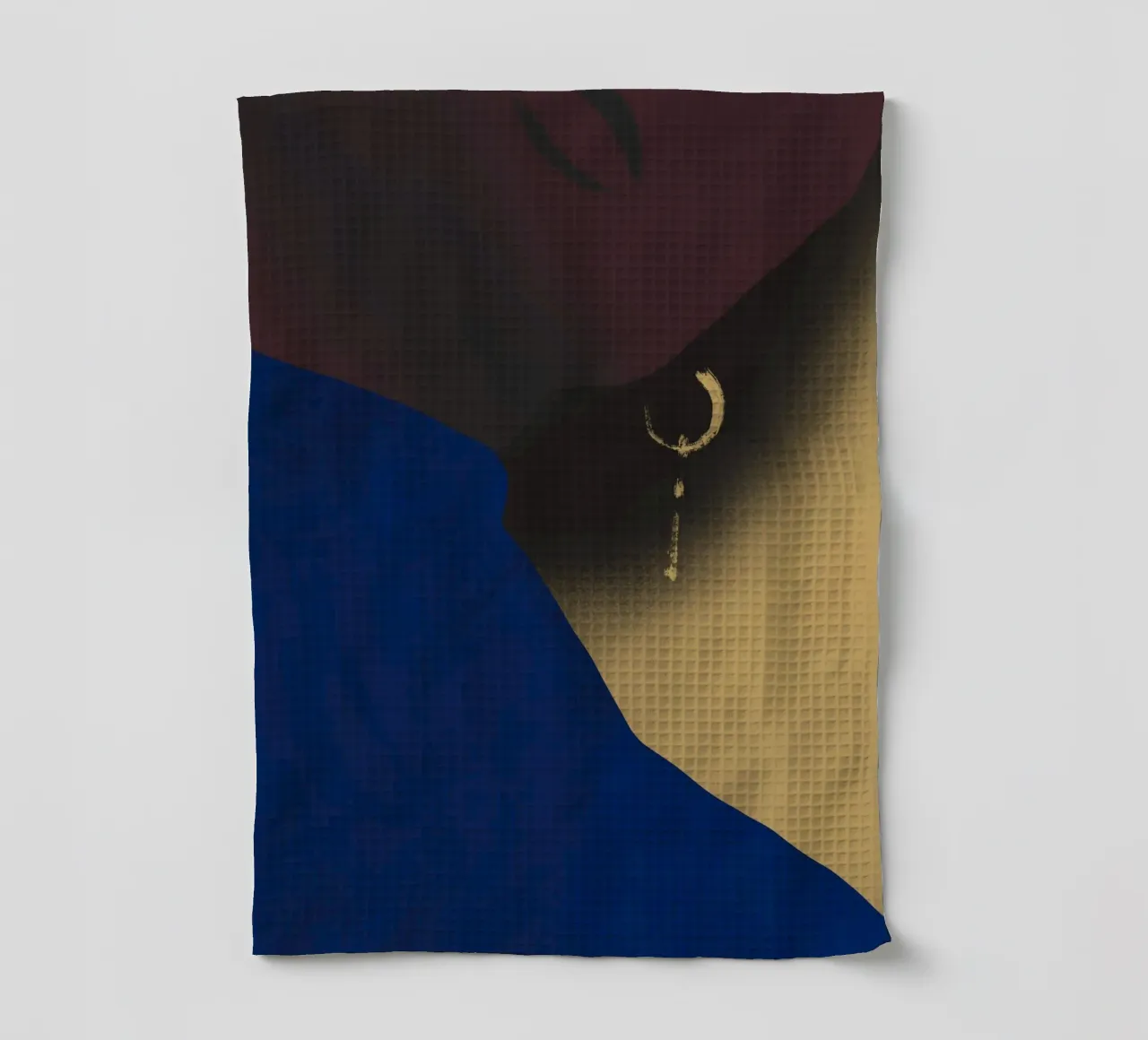 The girl with the golden earring tea towel by Little Dean