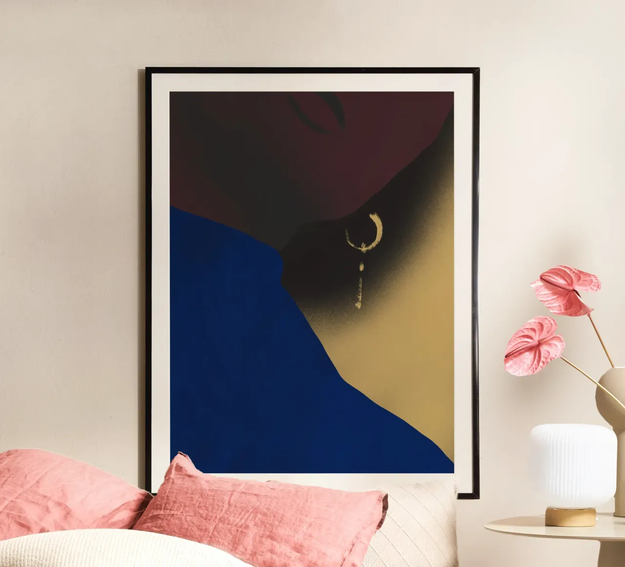 The girl with the golden earring hahnemühle by Little Dean