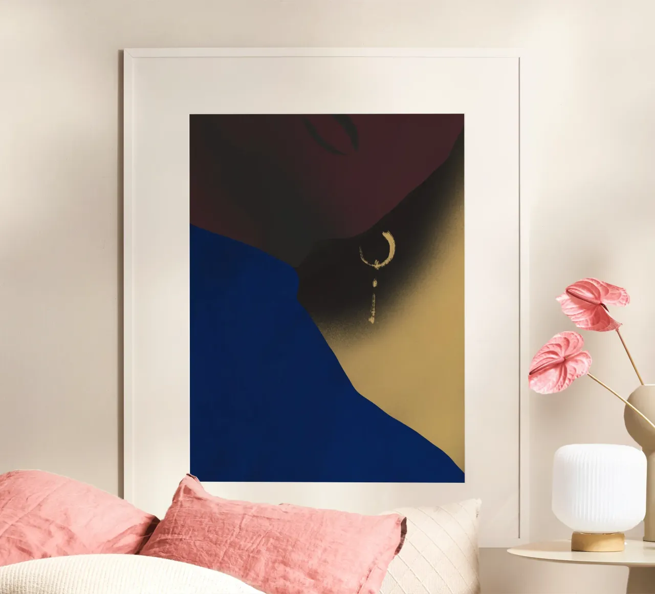 The girl with the golden earring hahnemühle by Little Dean