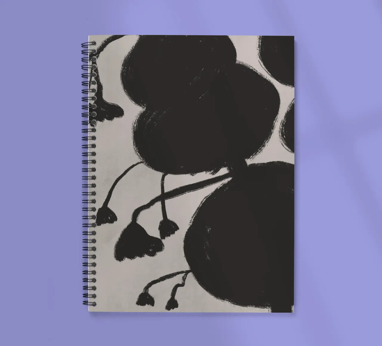 Lotus zen spiral notebook by Little Dean