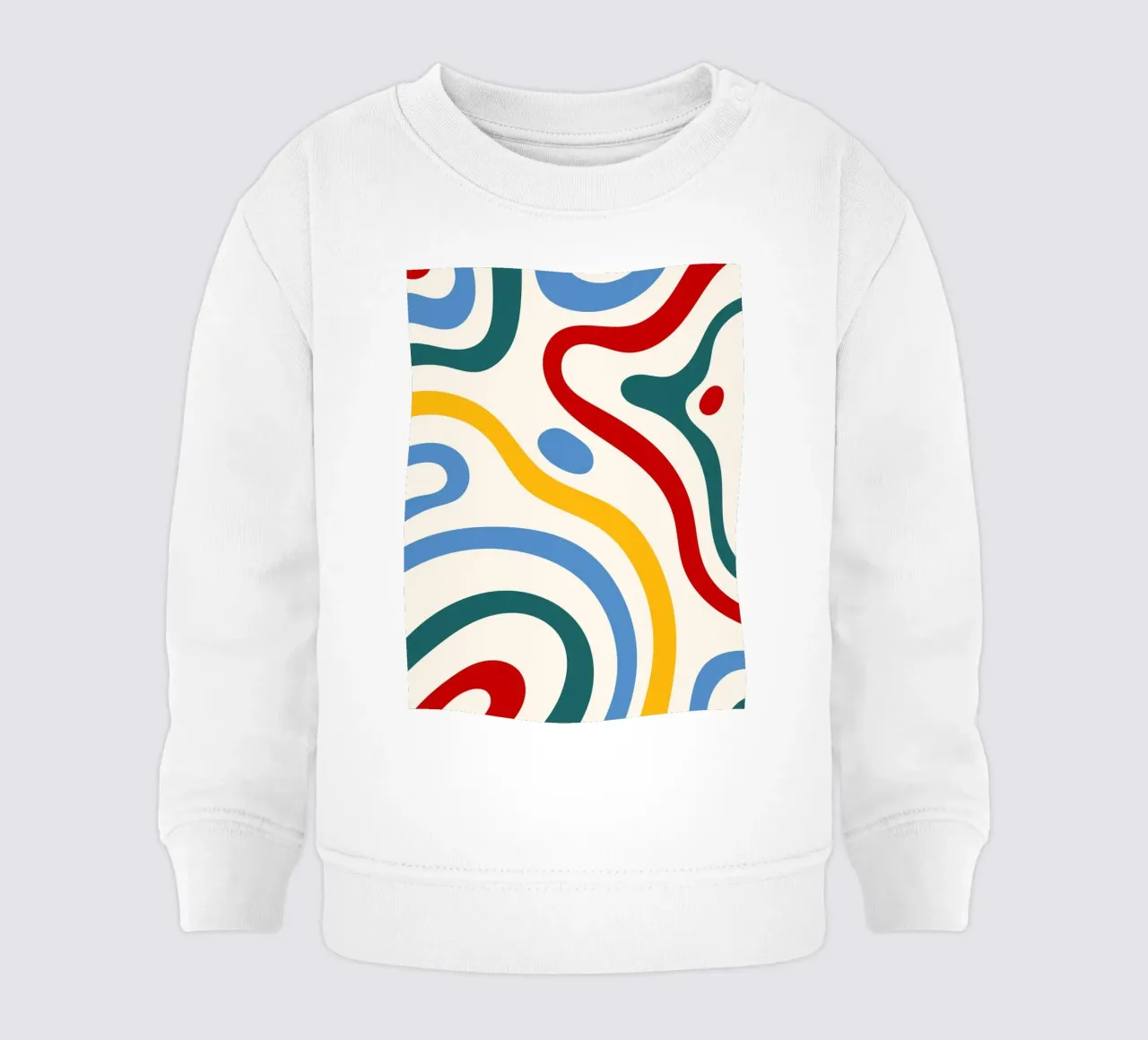 Linea astratta retrò felpa neonato da Studio Vibe