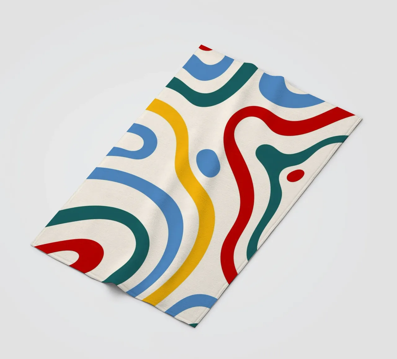 Linea astratta retrò coperta in pile da Studio Vibe