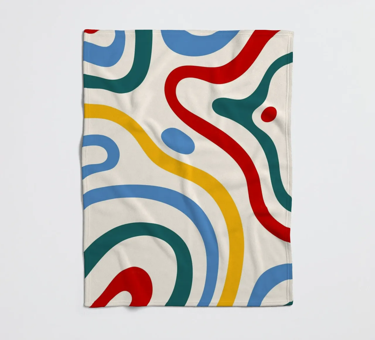 Linea astratta retrò coperta in pile da Studio Vibe