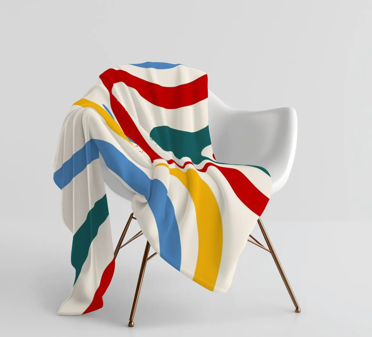 Linea astratta retrò coperta in pile da Studio Vibe