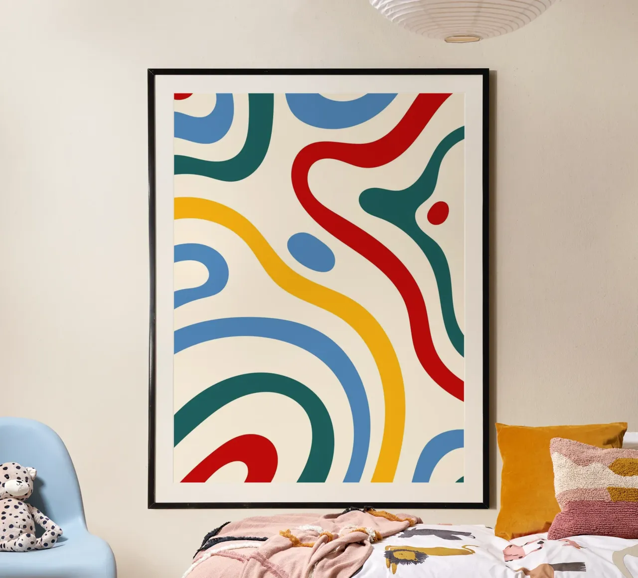 Linea astratta retrò carta hahnemühle da Studio Vibe
