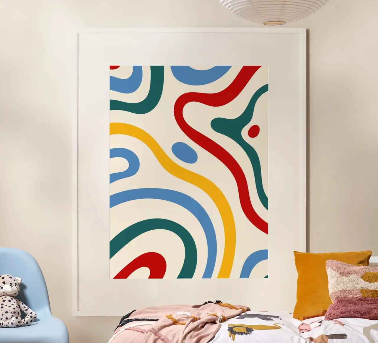 Linea astratta retrò carta hahnemühle da Studio Vibe