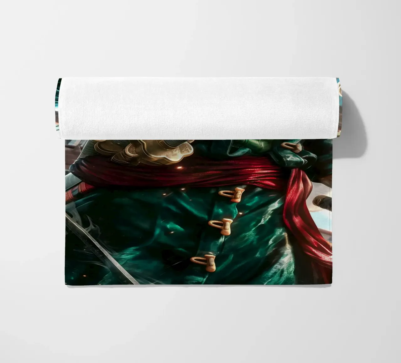 Pirate Hunter Roronoa Zoro One Piece telo mare da Fleur de Lys