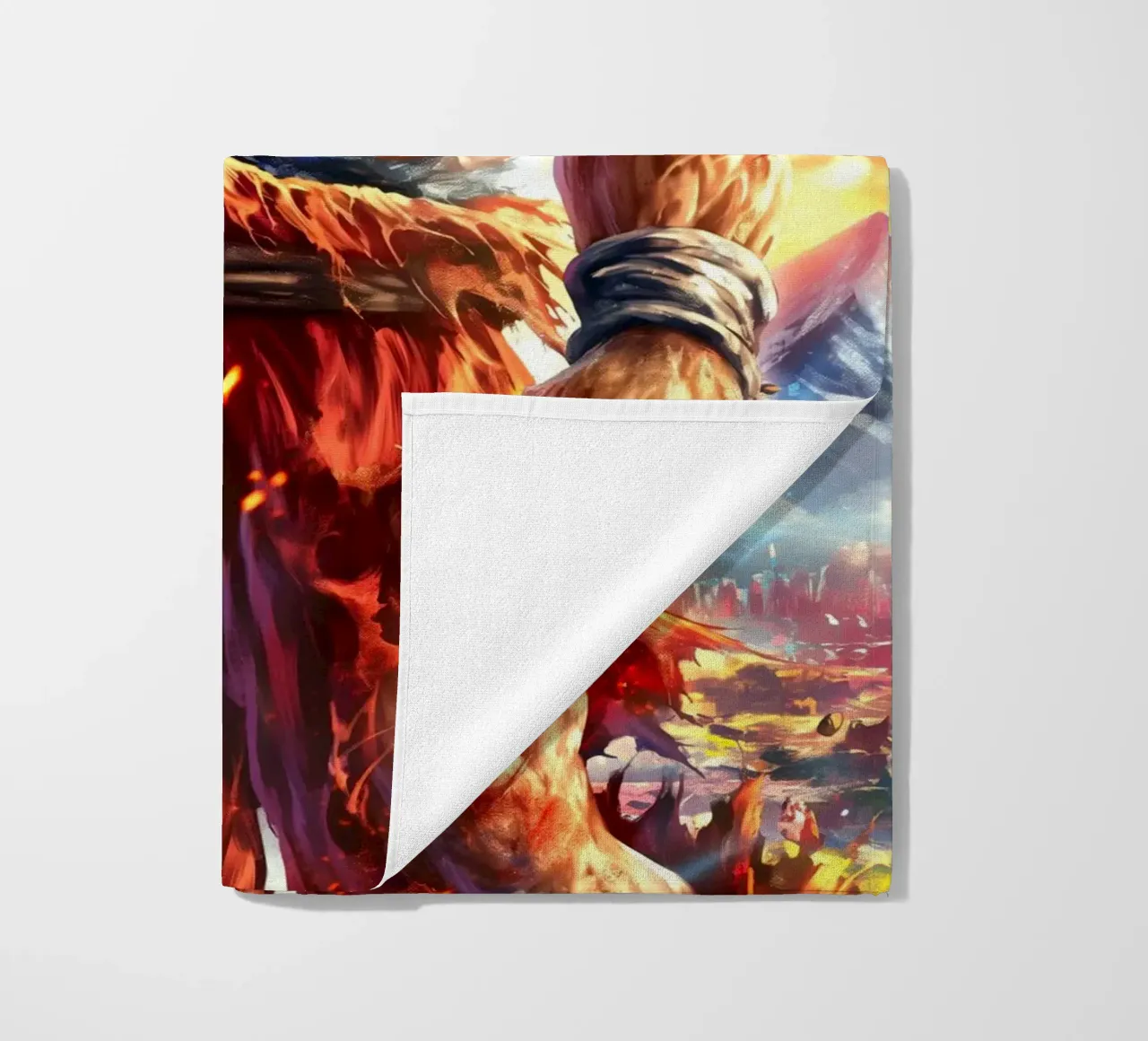 Son Goku Dragon Ball DBZ beach towel by Fleur de Lys