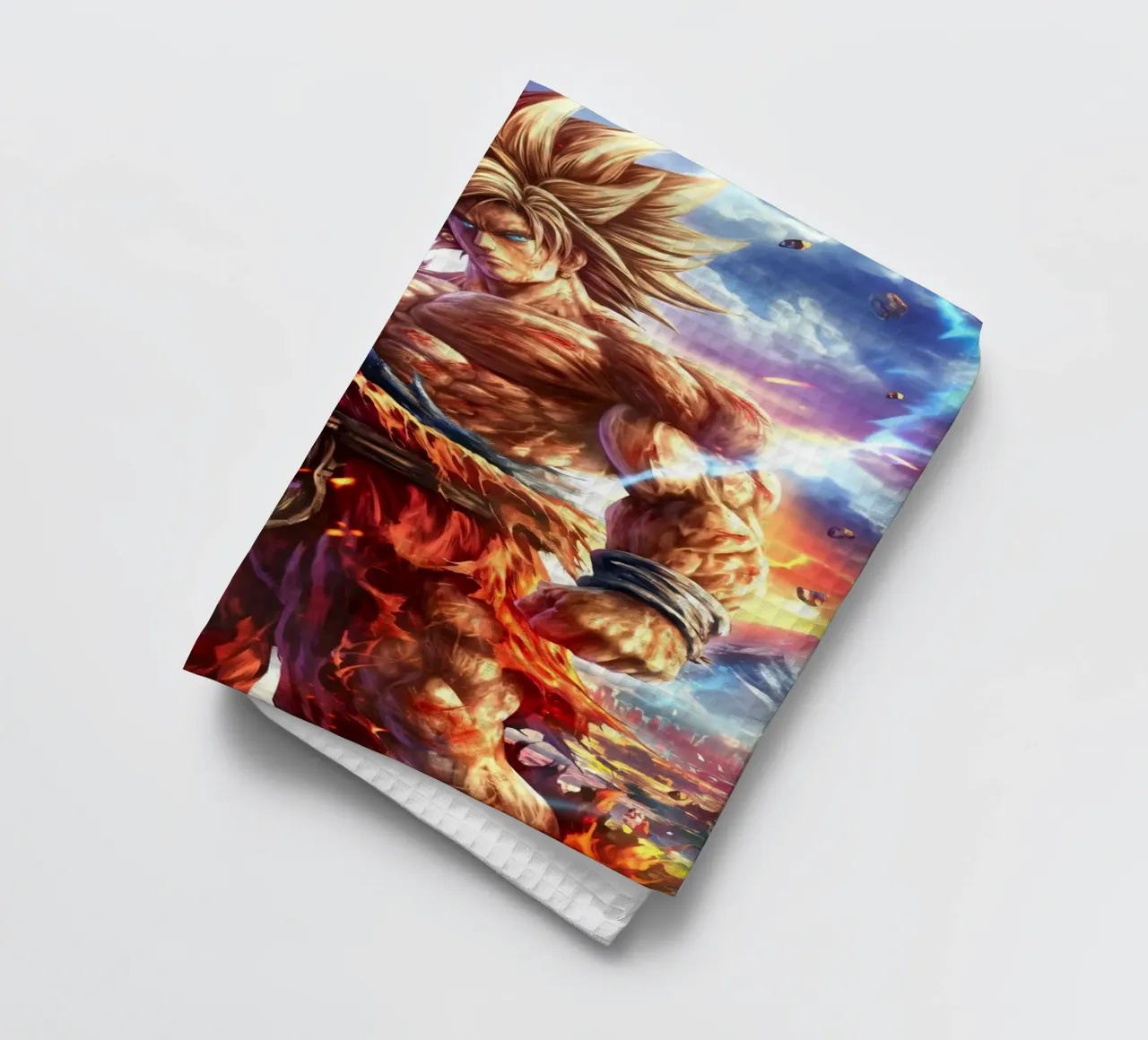 Son Goku Dragon Ball DBZ tea towel by Fleur de Lys