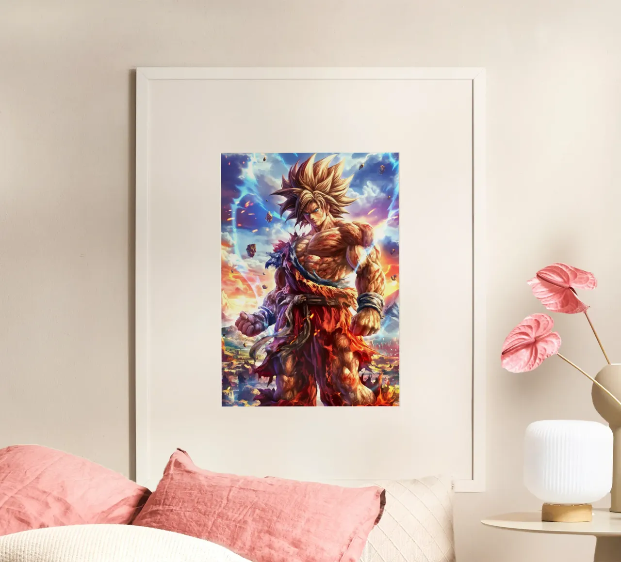 Son Goku Dragon Ball DBZ poster da Fleur de Lys