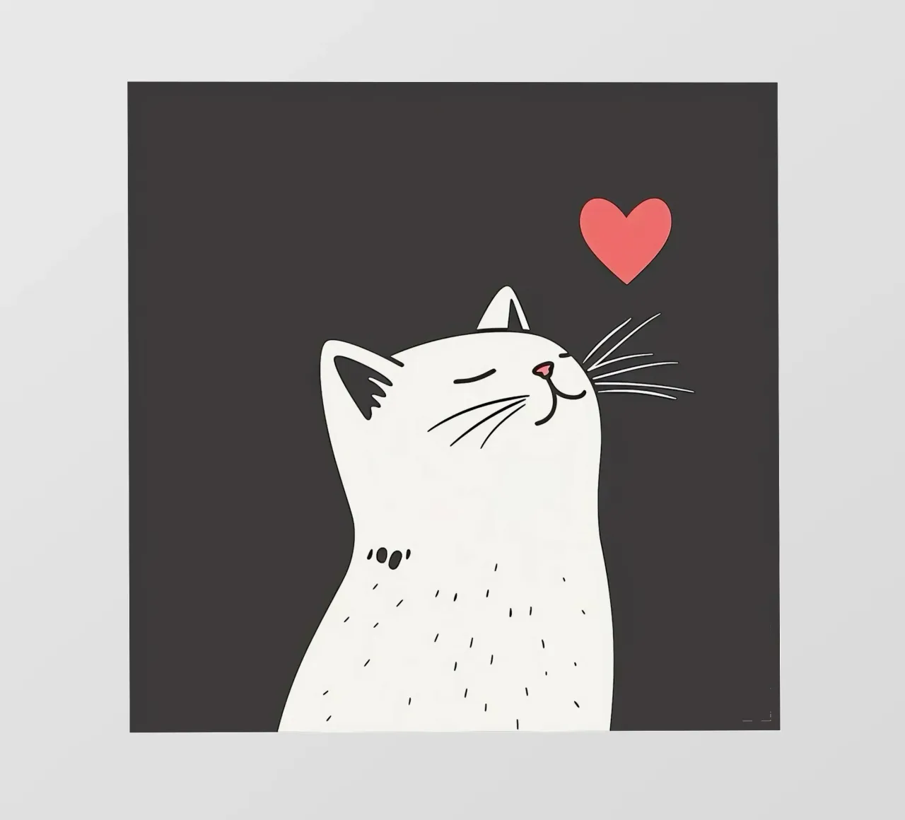Gatto miffy telo in pvc da Kaden