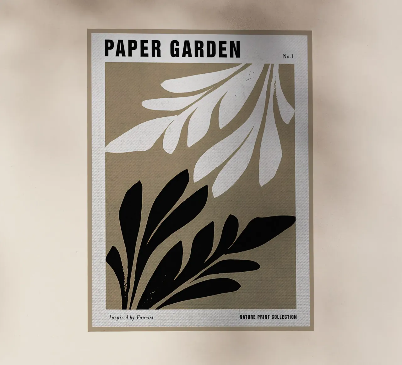 Paper Garden Nature Print backlit film by Amanda Studio