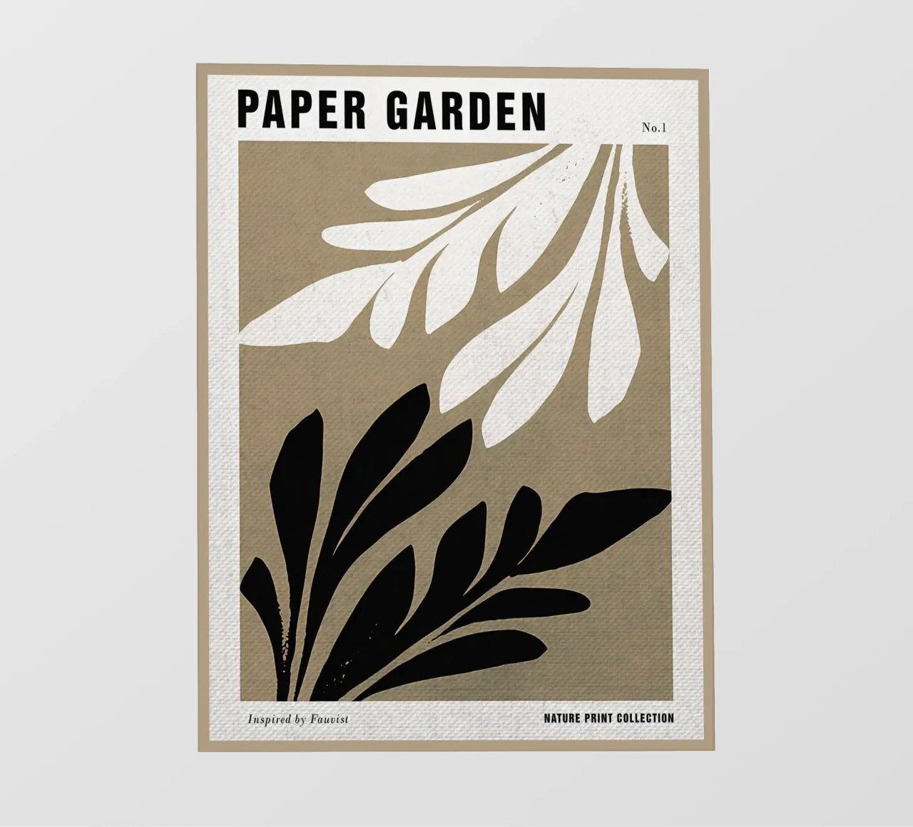 Paper Garden Nature Print backlit film by Amanda Studio