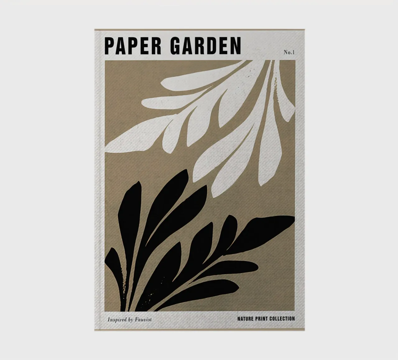 Paper Garden Nature Print notebook by Amanda Studio