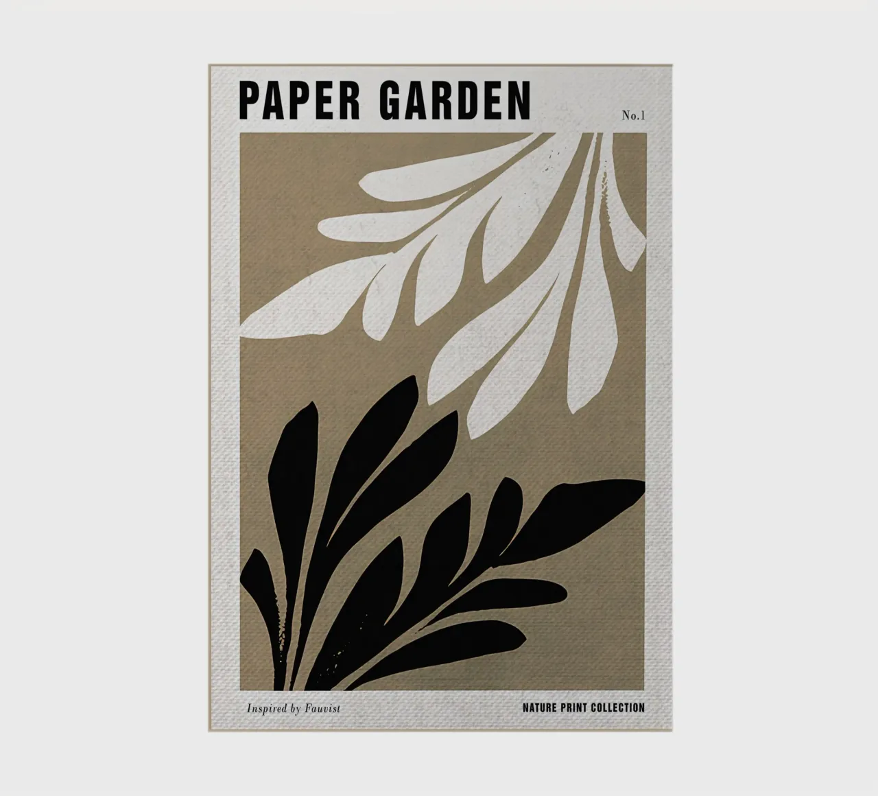 Paper Garden Nature Print notebook by Amanda Studio