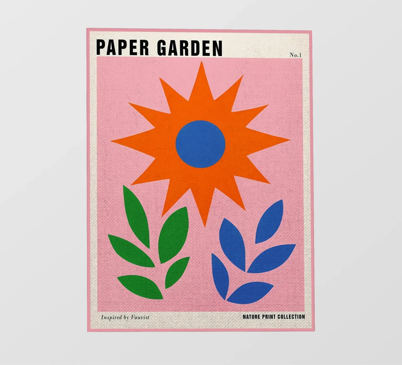 Paper Garden Retro Poster pvc cover by Amanda Studio