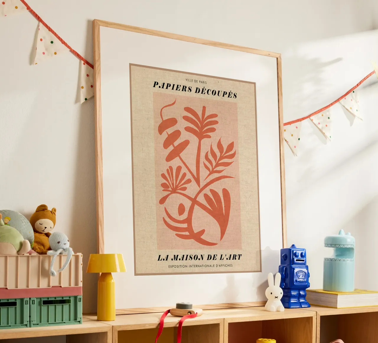 Art decoupage paper poster by Amanda Studio