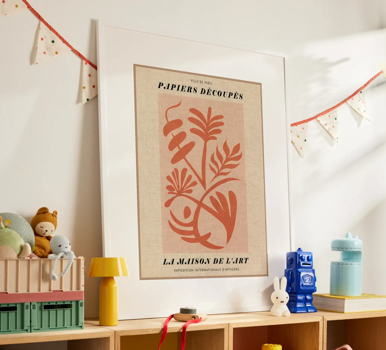 Art decoupage paper poster by Amanda Studio