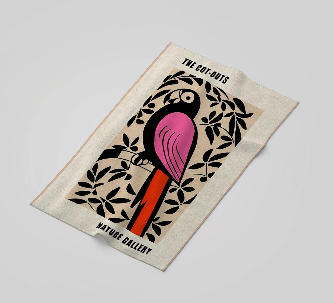 Parrot Nature Gallery beach towel by Amanda Studio