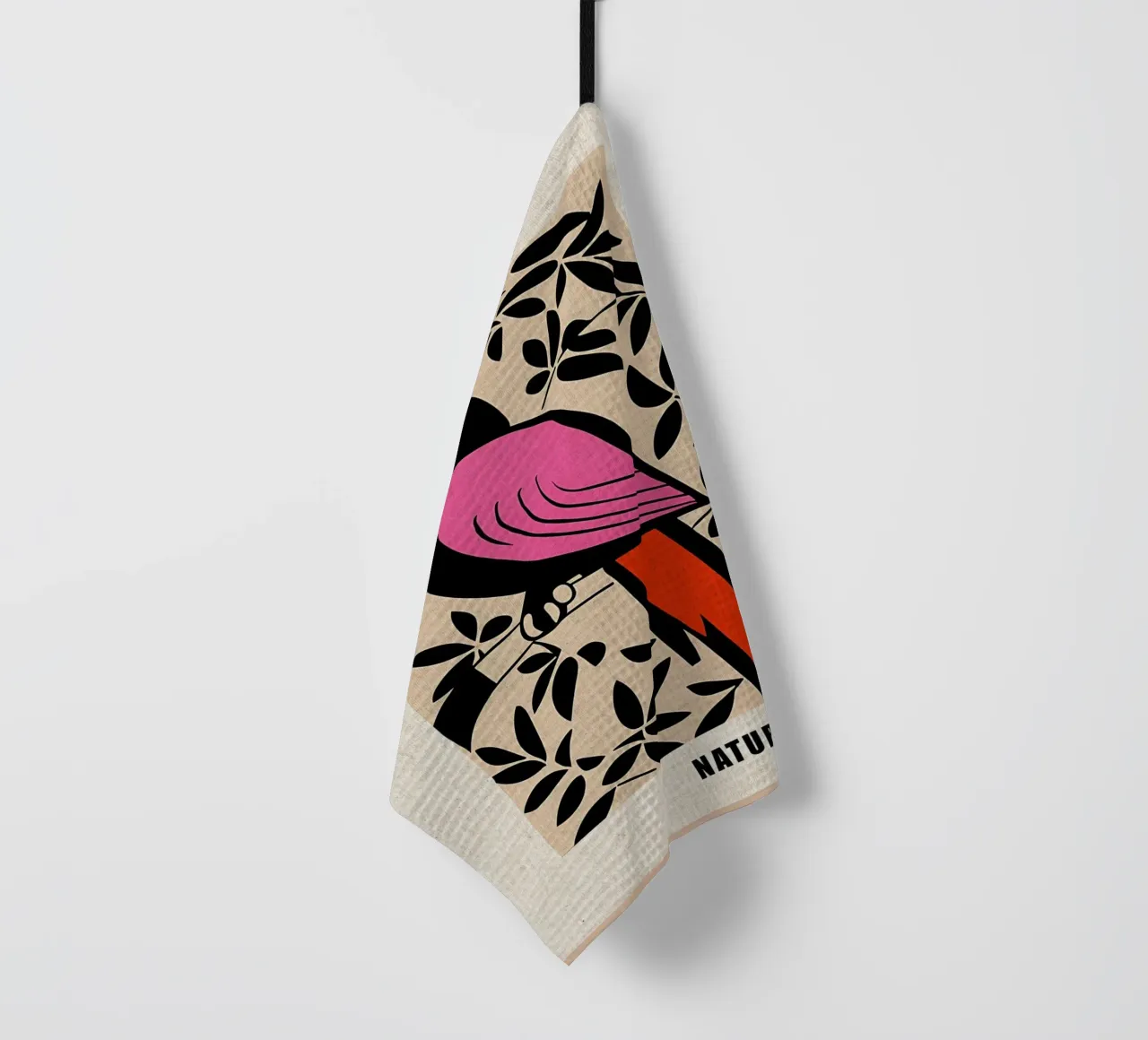 Parrot Nature Gallery tea towel by Amanda Studio