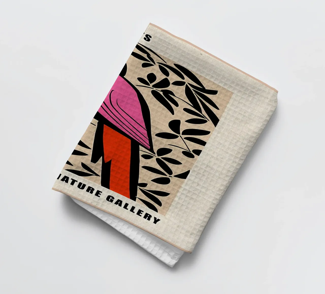 Parrot Nature Gallery tea towel by Amanda Studio