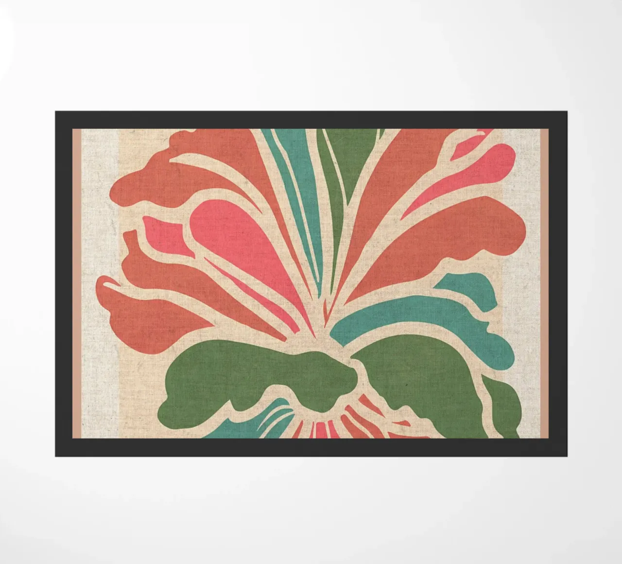 Pastel Flowers Petals doormat by Amanda Studio