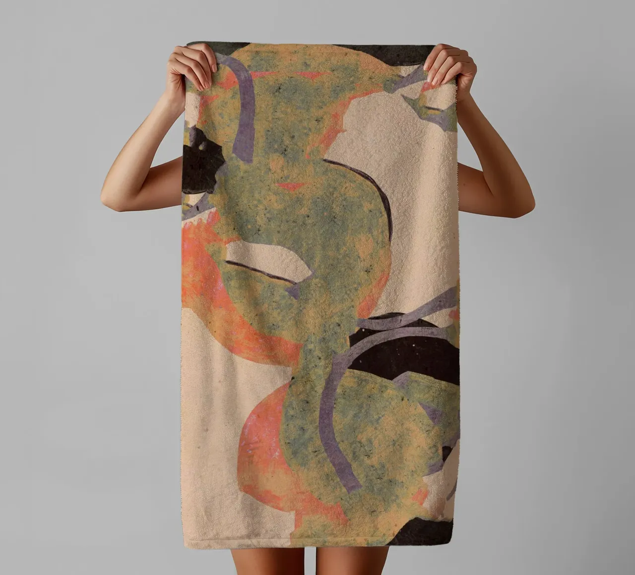 Glitch In The Matrix asciugamano da bagno da treechild