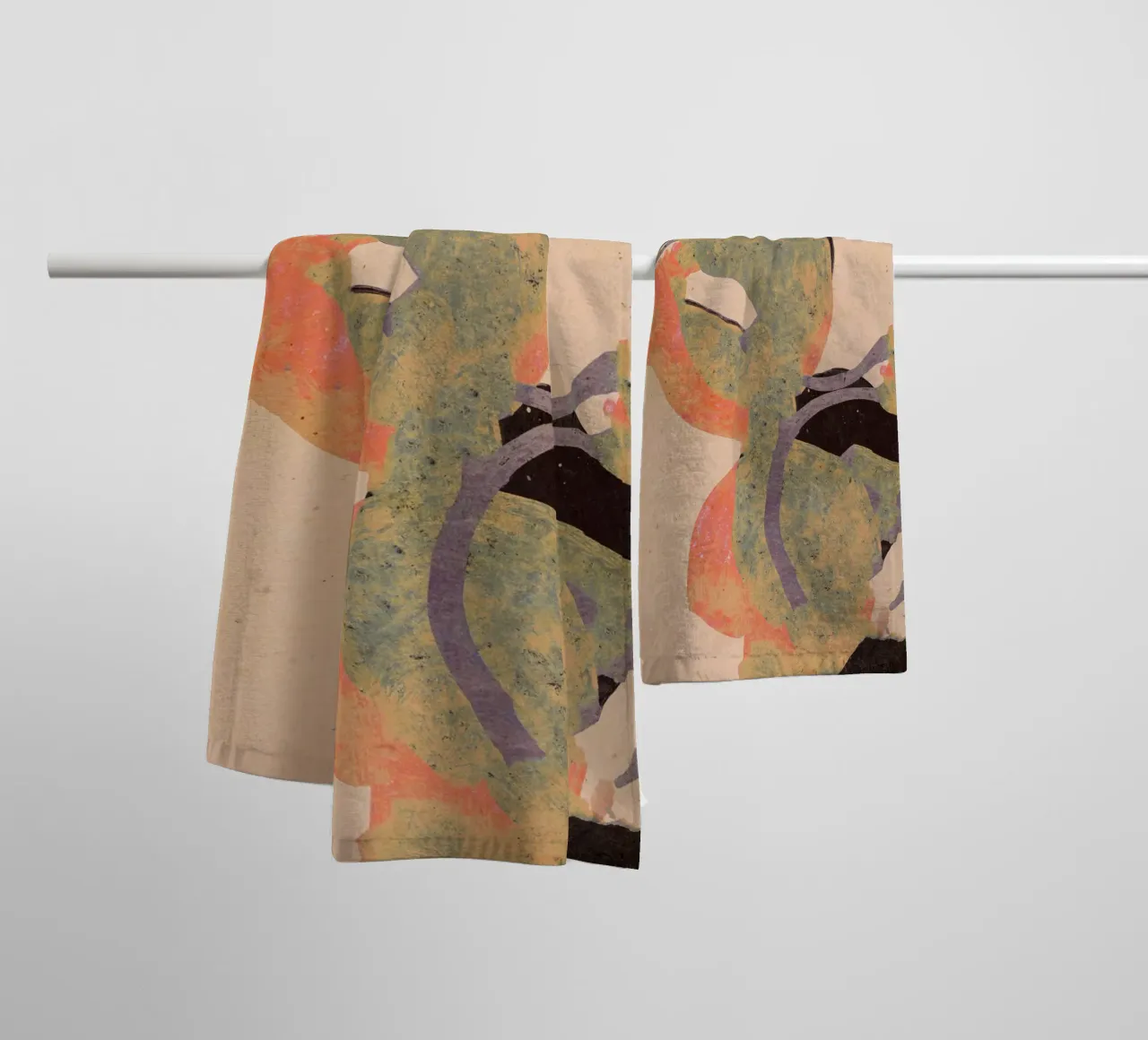 Glitch In The Matrix asciugamano da bagno da treechild