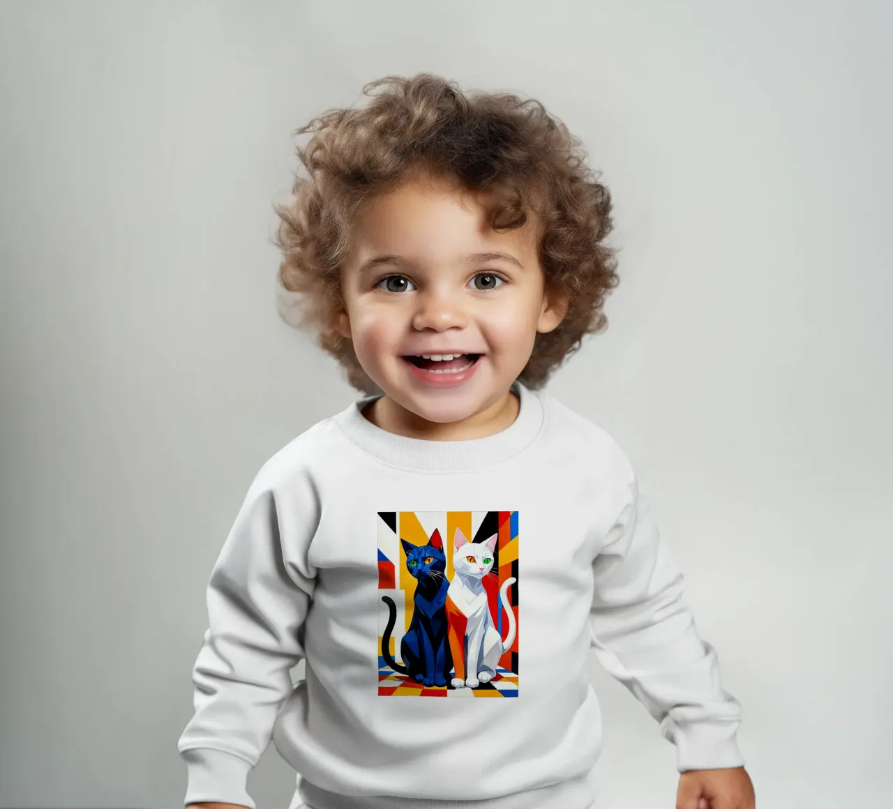 Gatti carini felpa neonato da Kaden