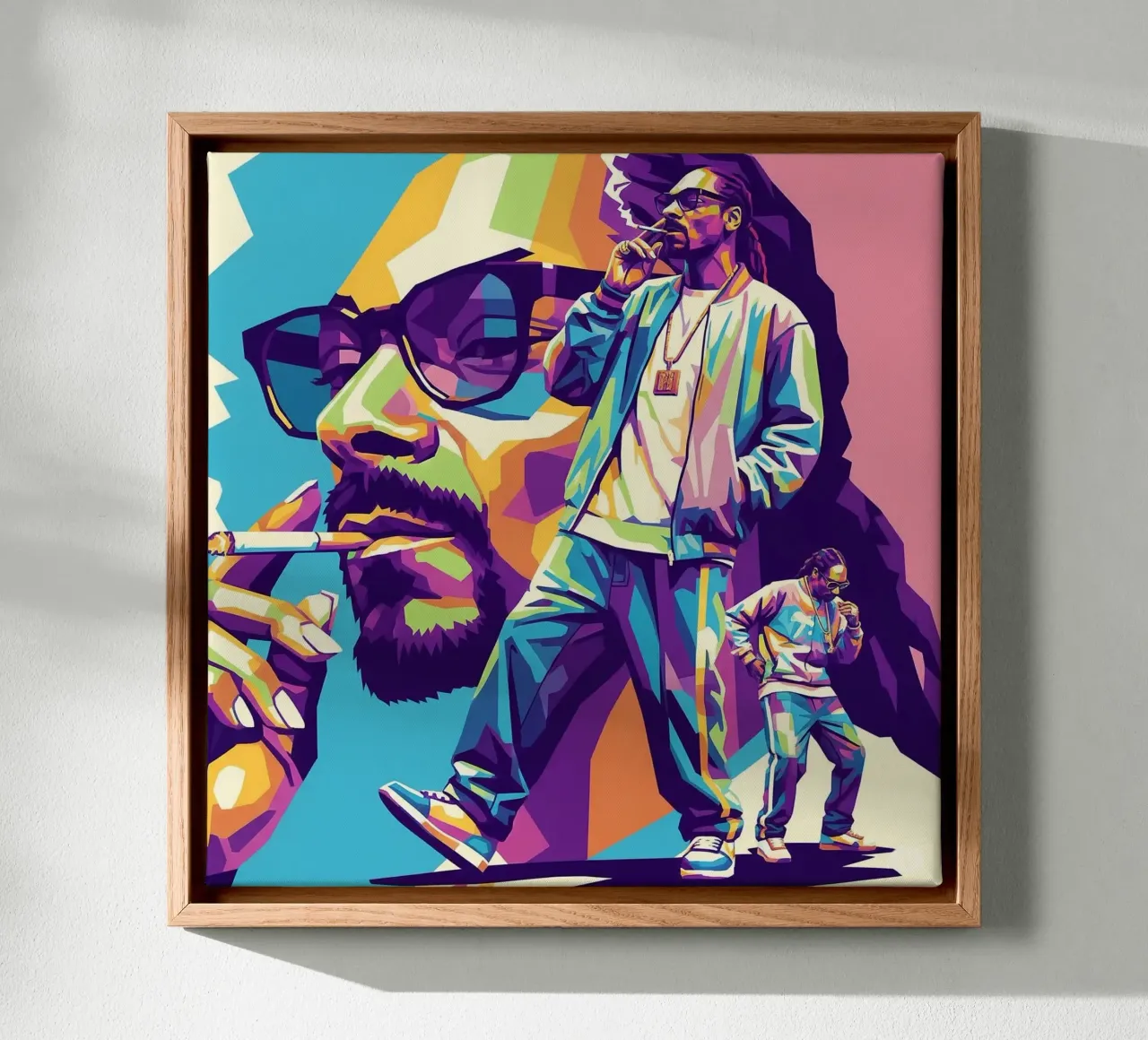 Snoop Dogg - WPAP art style (1) tela da Hantamrata