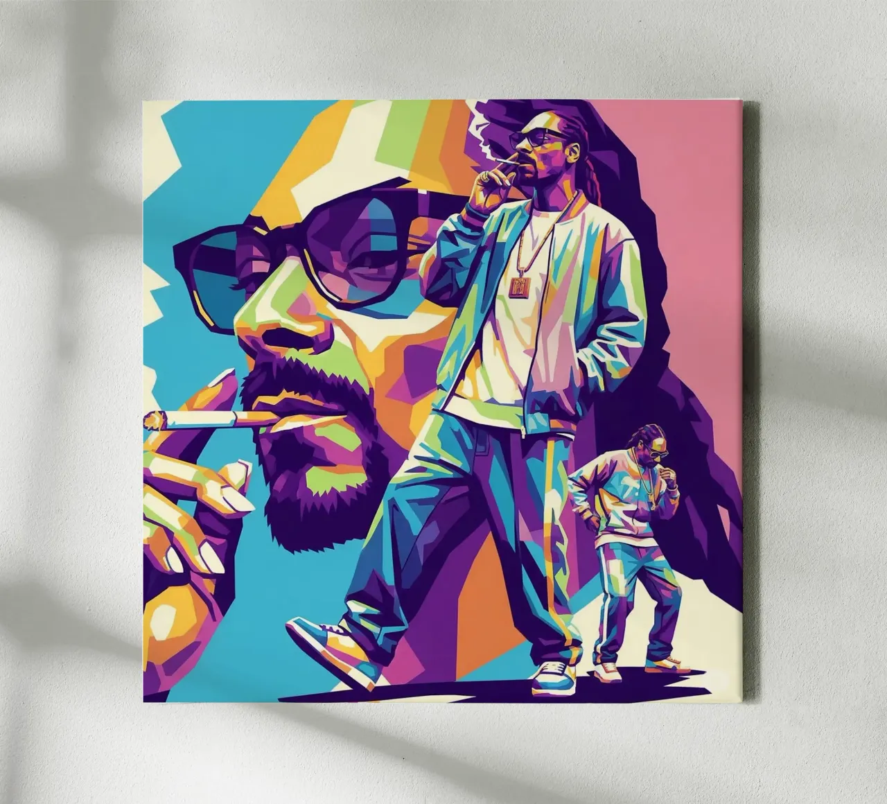 Snoop Dogg - WPAP art style (1) tela da Hantamrata