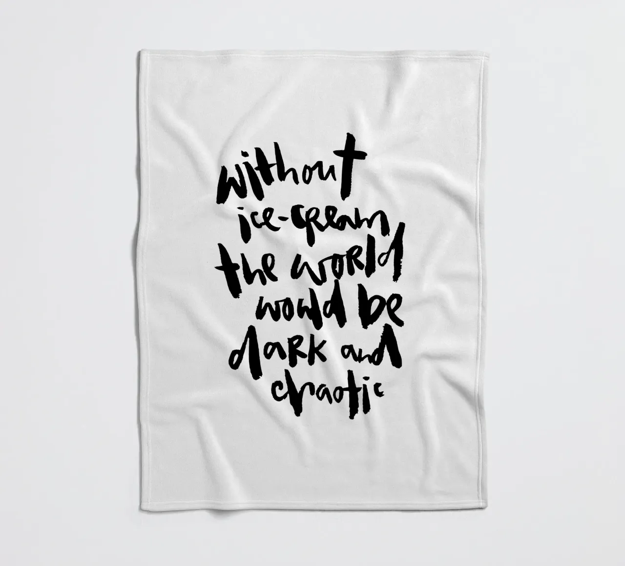 Ice-cream against darkness & chaos coperta in pile da Brushmeetspaper