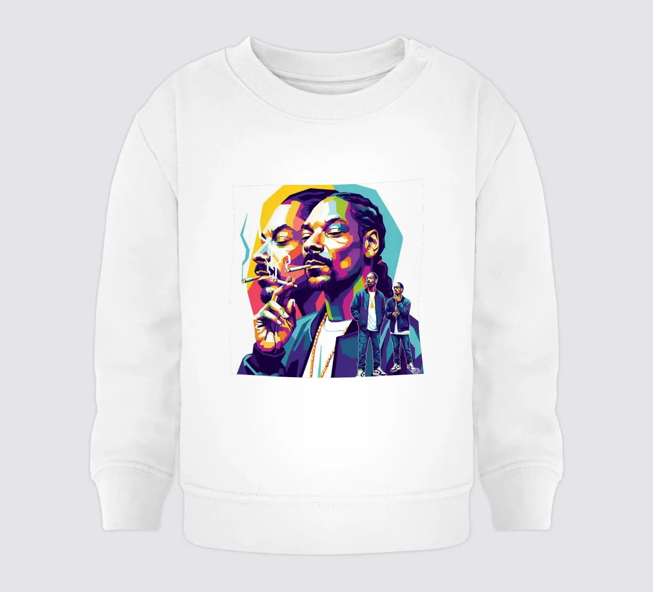 Snoop Dogg - WPAP art style (2) felpa neonato da Hantamrata