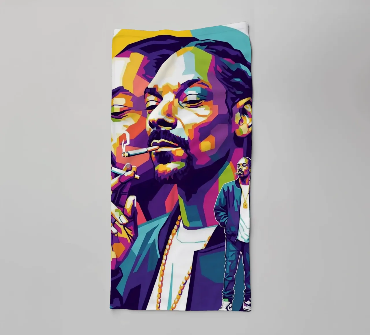 Snoop Dogg - WPAP art style (2) asciugamano da bagno da Hantamrata