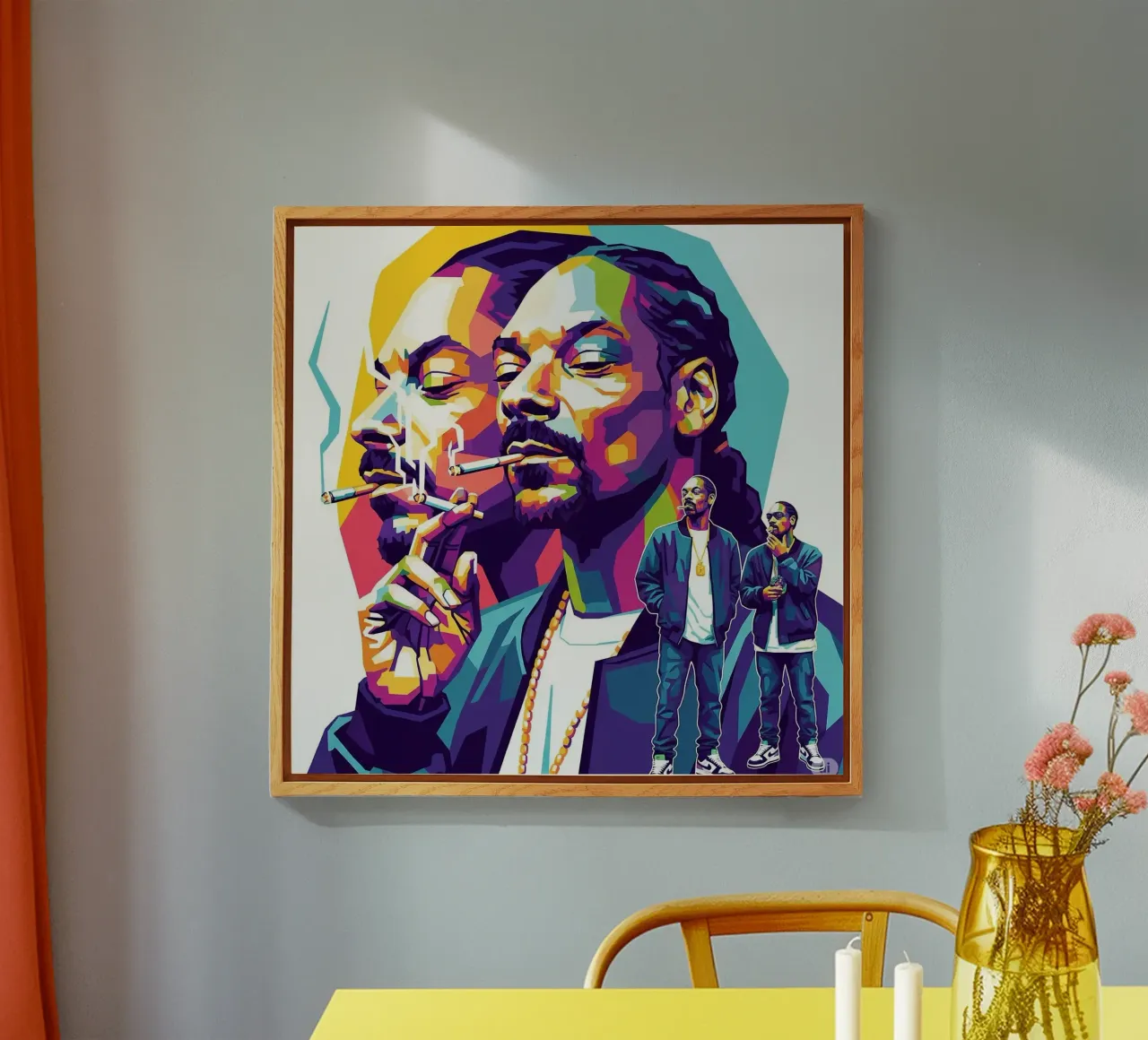 Snoop Dogg - WPAP art style (2) plexiglass da Hantamrata