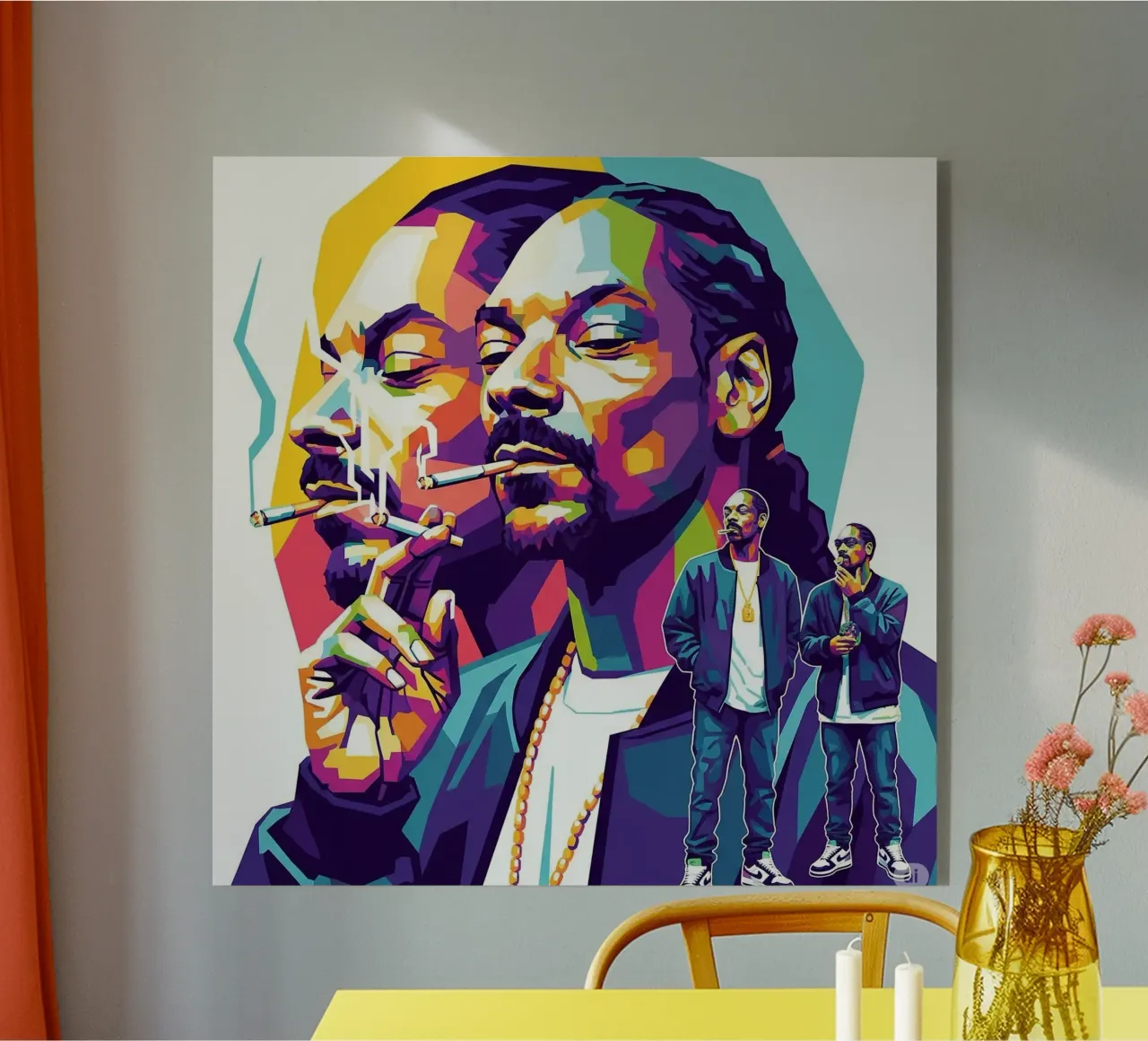 Snoop Dogg - WPAP art style (2) plexiglass da Hantamrata