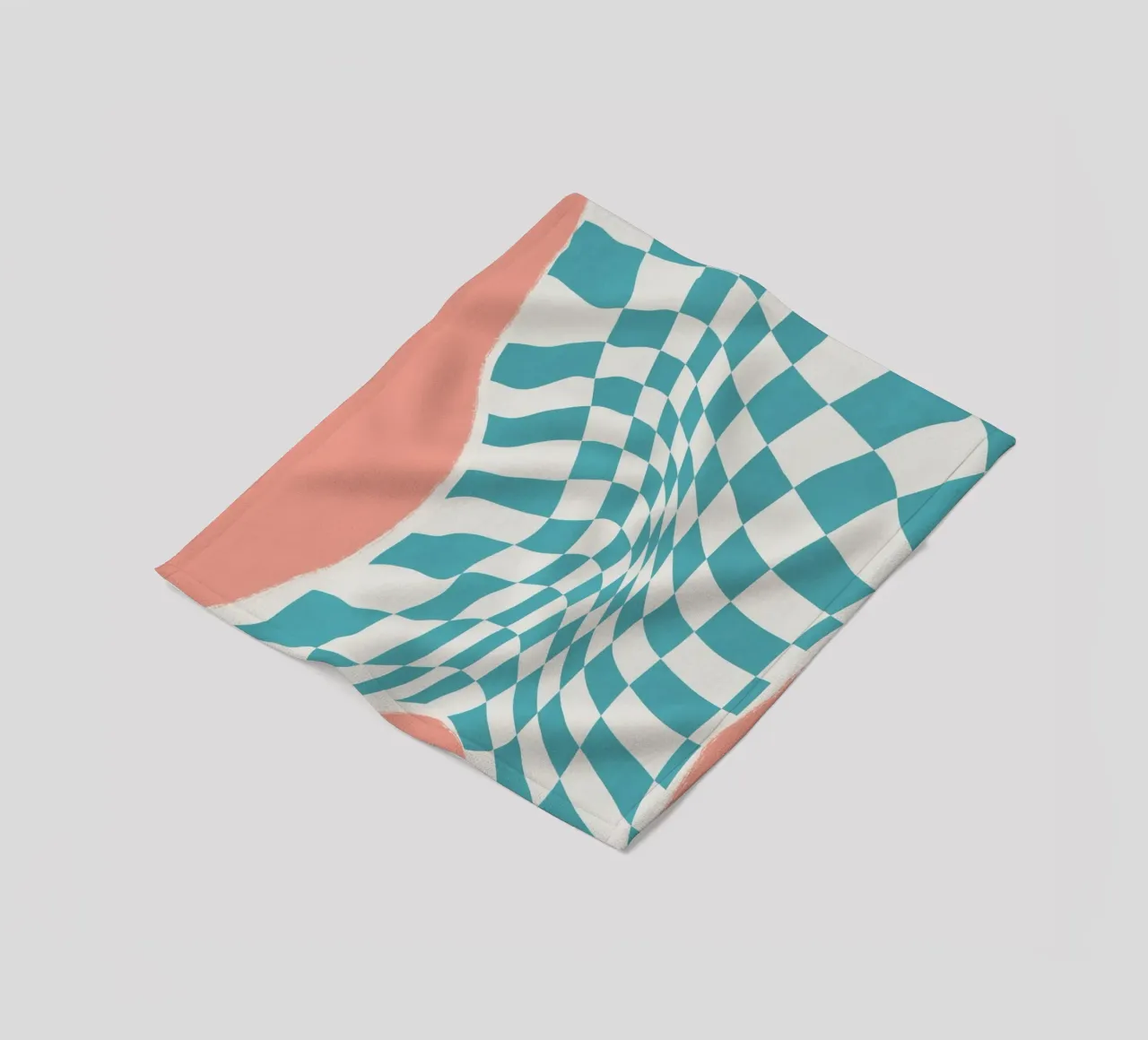 Tessuto a scacchiera 03 coperta in pile da Little Dean